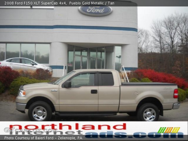 2008 Ford F150 XLT SuperCab 4x4 in Pueblo Gold Metallic