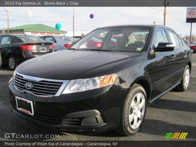 2010 Kia Optima LX in Ebony Black