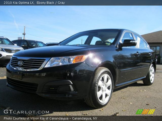 2010 Kia Optima LX in Ebony Black