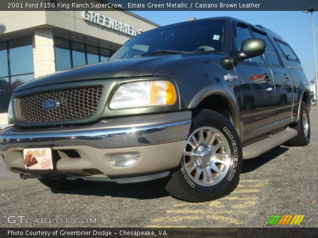 2001 Ford F150 King Ranch SuperCrew in Estate Green Metallic