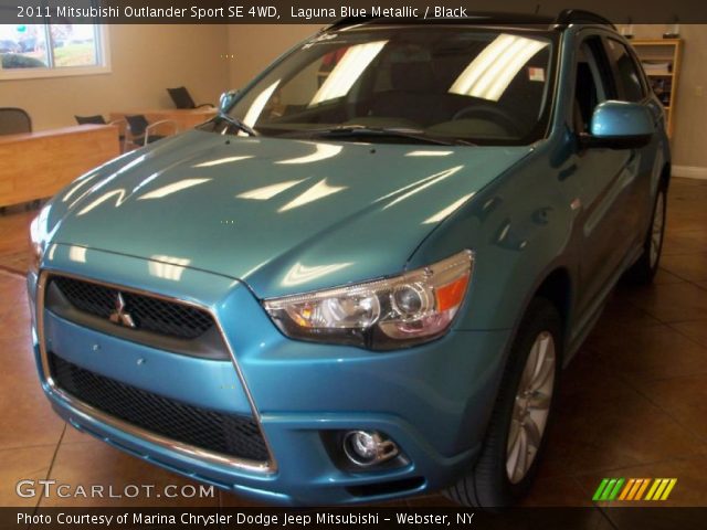 2011 Mitsubishi Outlander Sport SE 4WD in Laguna Blue Metallic