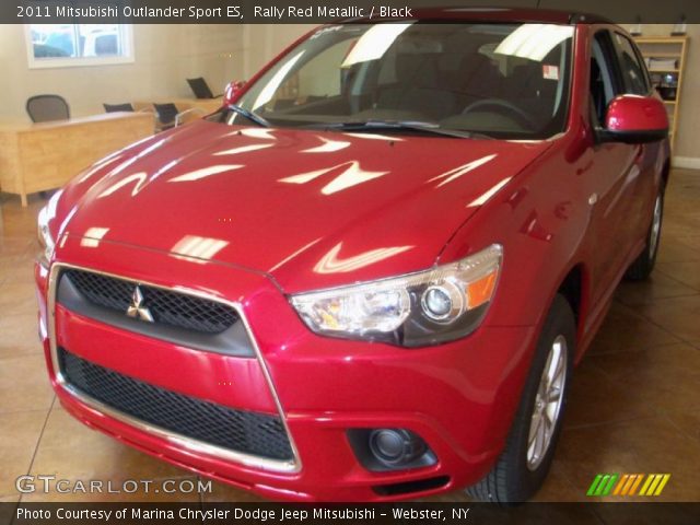 2011 Mitsubishi Outlander Sport ES in Rally Red Metallic
