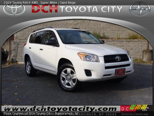 2009 Toyota RAV4 4WD in Super White