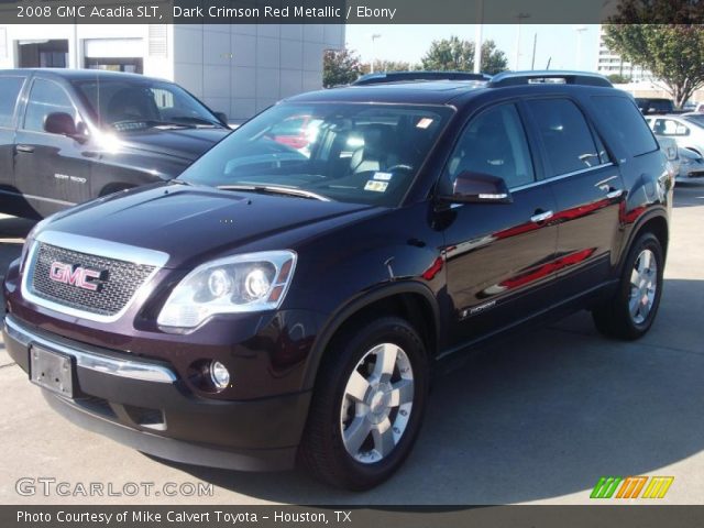 2008 GMC Acadia SLT in Dark Crimson Red Metallic