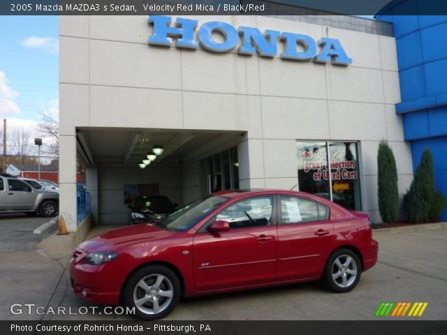 2005 Mazda MAZDA3 s Sedan in Velocity Red Mica