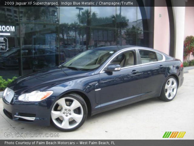 2009 Jaguar XF Supercharged in Indigo Blue Metallic