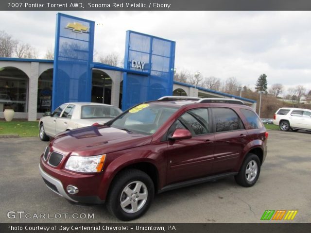 2007 Pontiac Torrent AWD in Sonoma Red Metallic