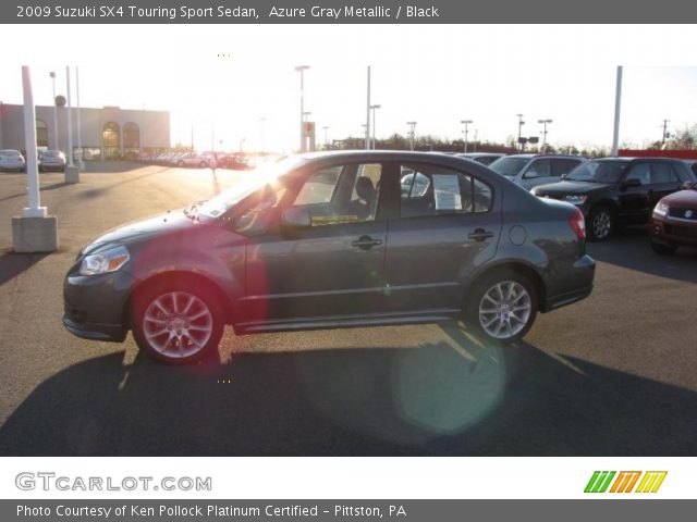 2009 Suzuki SX4 Touring Sport Sedan in Azure Gray Metallic
