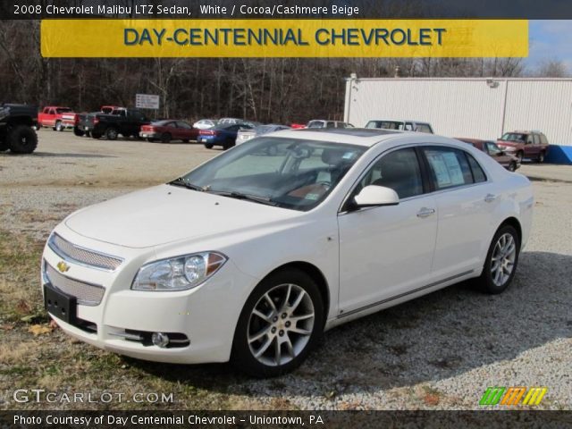 2008 Chevrolet Malibu LTZ Sedan in White