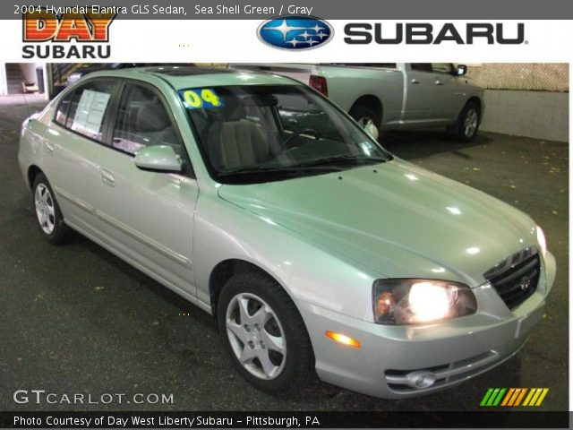 2004 Hyundai Elantra GLS Sedan in Sea Shell Green