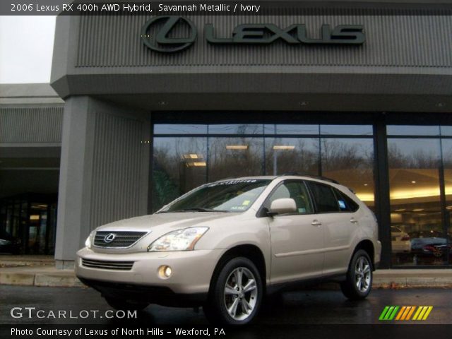 2006 Lexus RX 400h AWD Hybrid in Savannah Metallic