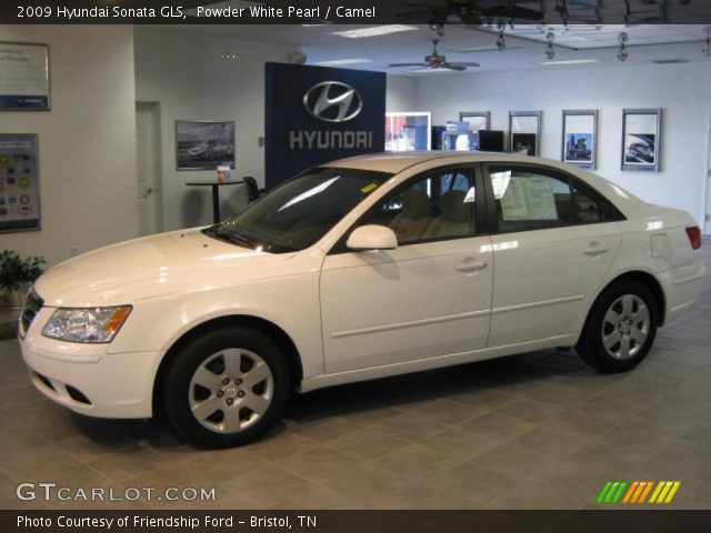 2009 Hyundai Sonata GLS in Powder White Pearl