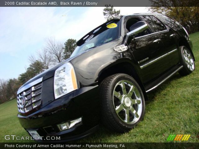 2008 Cadillac Escalade AWD in Black Raven