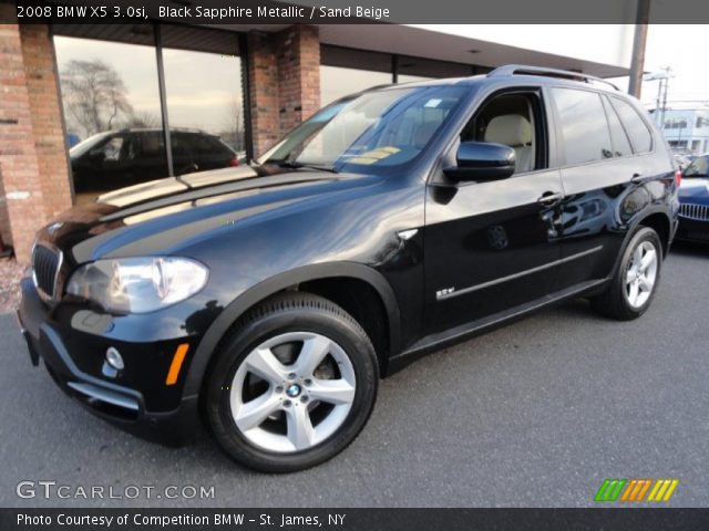 2008 BMW X5 3.0si in Black Sapphire Metallic