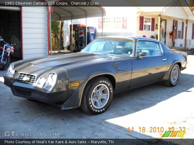 1981 Chevrolet Camaro Z28 Coupe in Charcoal