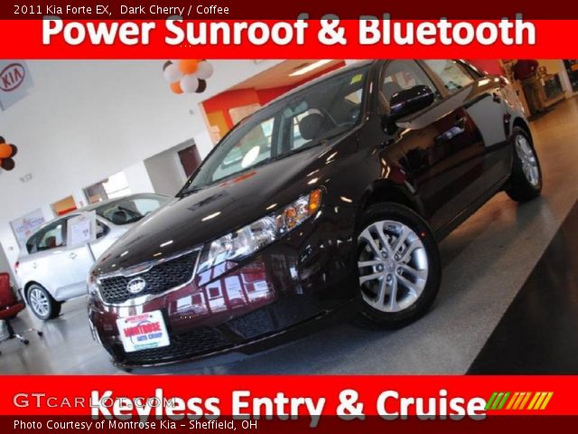 2011 Kia Forte EX in Dark Cherry