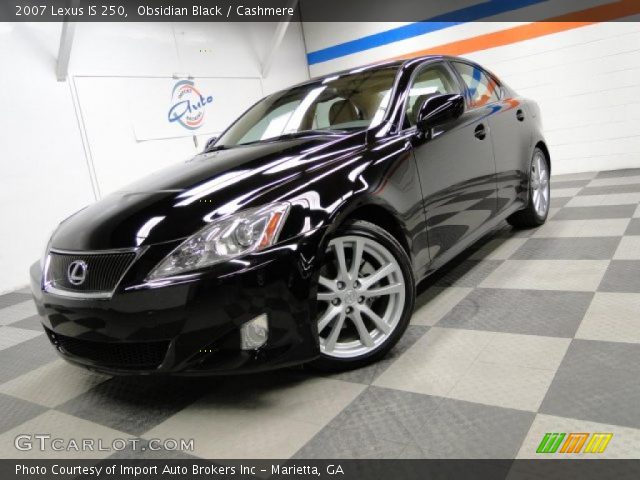 2007 Lexus IS 250 in Obsidian Black