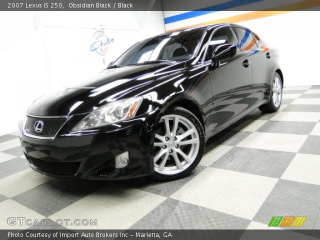2007 Lexus IS 250 in Obsidian Black