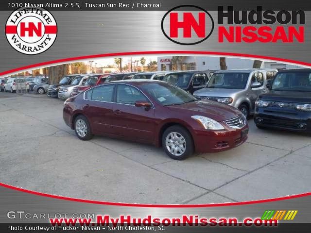 2010 Nissan Altima 2.5 S in Tuscan Sun Red