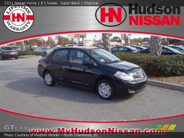 2011 Nissan Versa 1.8 S Sedan in Super Black