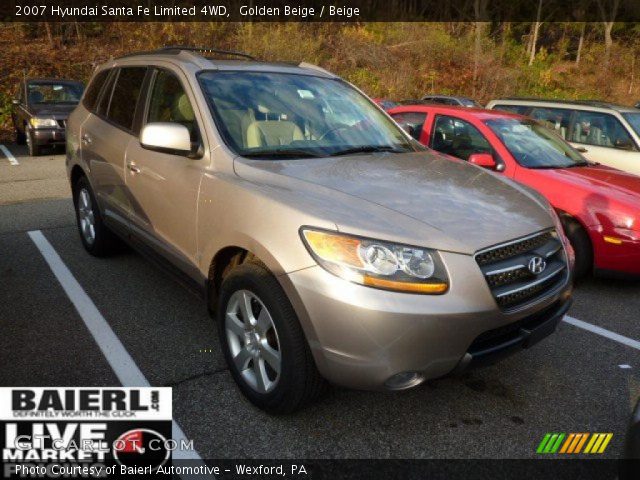2007 Hyundai Santa Fe Limited 4WD in Golden Beige