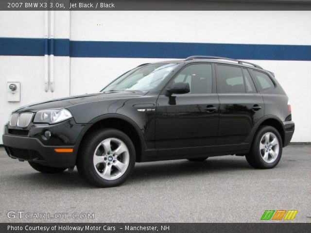 2007 BMW X3 3.0si in Jet Black