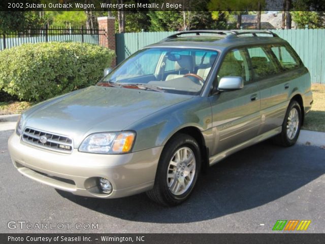2002 Subaru Outback Wagon in Wintergreen Metallic