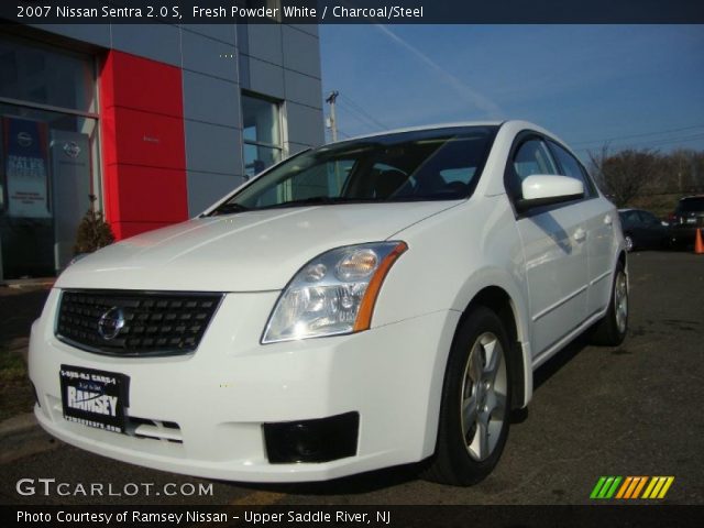 2007 Nissan Sentra 2.0 S in Fresh Powder White