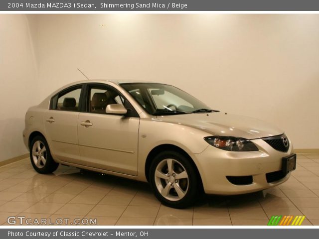 2004 Mazda MAZDA3 i Sedan in Shimmering Sand Mica