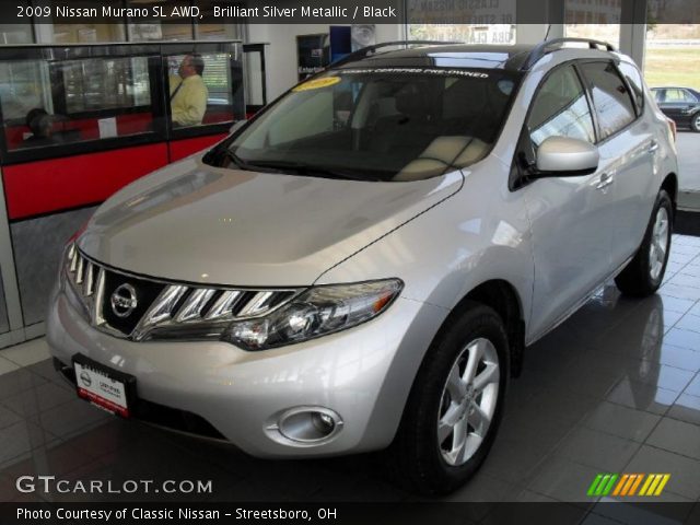 2009 Nissan Murano SL AWD in Brilliant Silver Metallic