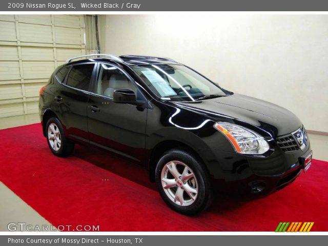 2009 Nissan Rogue SL in Wicked Black