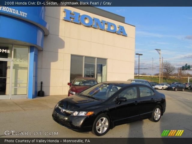 2008 Honda Civic EX-L Sedan in Nighthawk Black Pearl