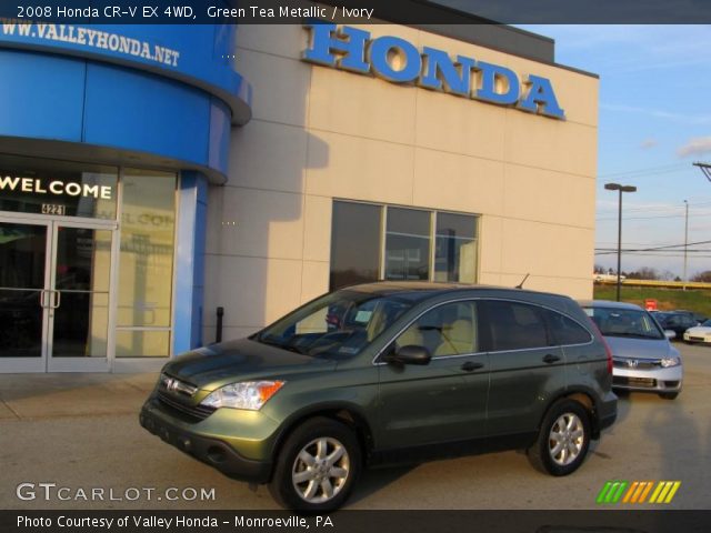 2008 Honda CR-V EX 4WD in Green Tea Metallic