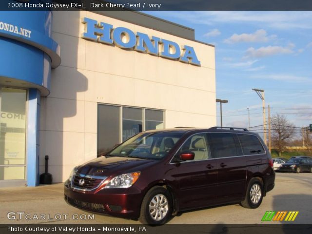 2008 Honda Odyssey EX-L in Dark Cherry Pearl