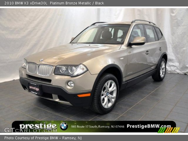 2010 BMW X3 xDrive30i in Platinum Bronze Metallic