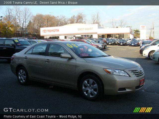 2008 Toyota Camry LE in Desert Sand Mica