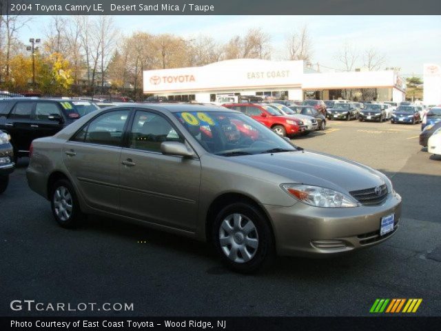 2004 Toyota Camry LE in Desert Sand Mica