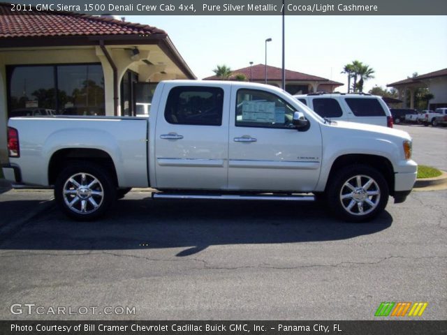 2011 GMC Sierra 1500 Denali Crew Cab 4x4 in Pure Silver Metallic