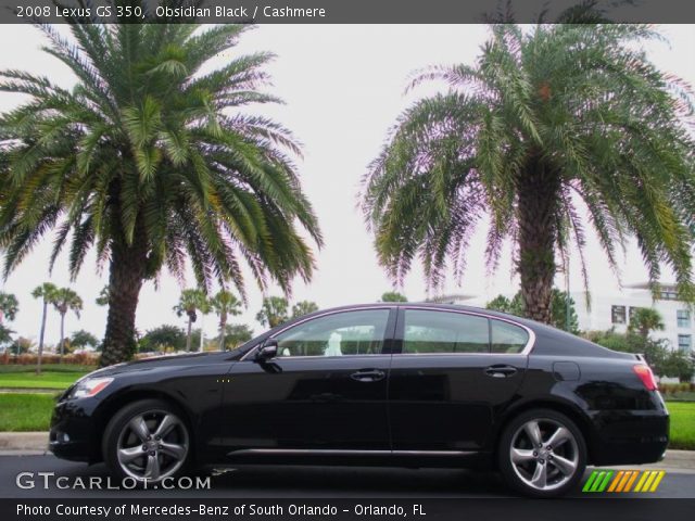 2008 Lexus GS 350 in Obsidian Black