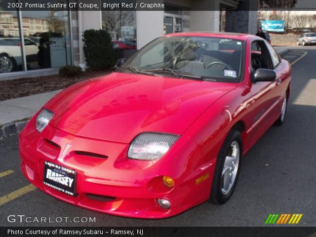 2002 Pontiac Sunfire GT Coupe in Bright Red