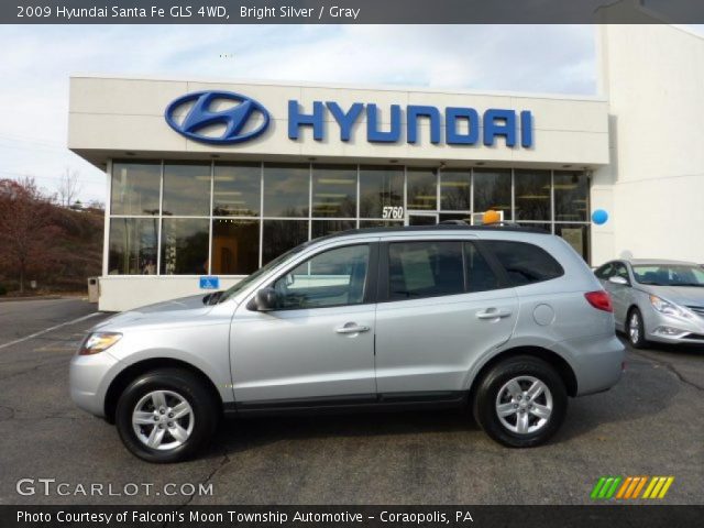 2009 Hyundai Santa Fe GLS 4WD in Bright Silver