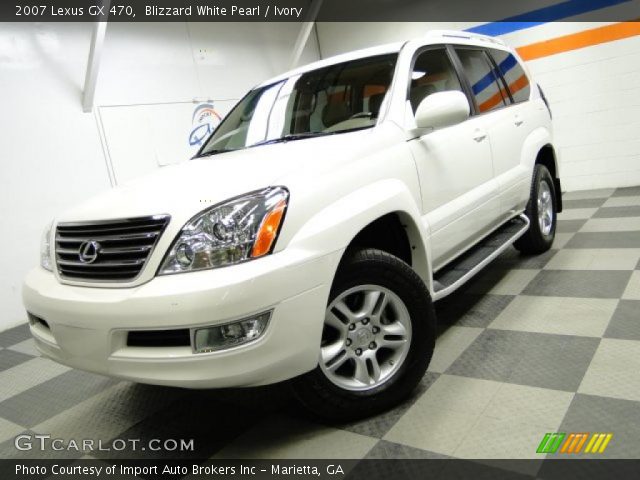 2007 Lexus GX 470 in Blizzard White Pearl