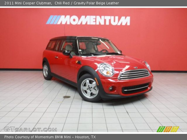 2011 Mini Cooper Clubman in Chili Red