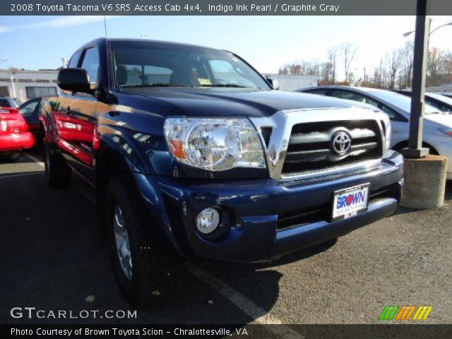 2008 Toyota Tacoma V6 SR5 Access Cab 4x4 in Indigo Ink Pearl