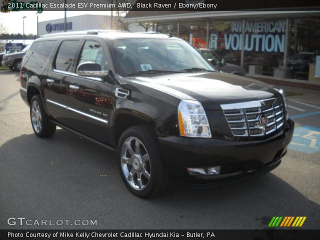2011 Cadillac Escalade ESV Premium AWD in Black Raven
