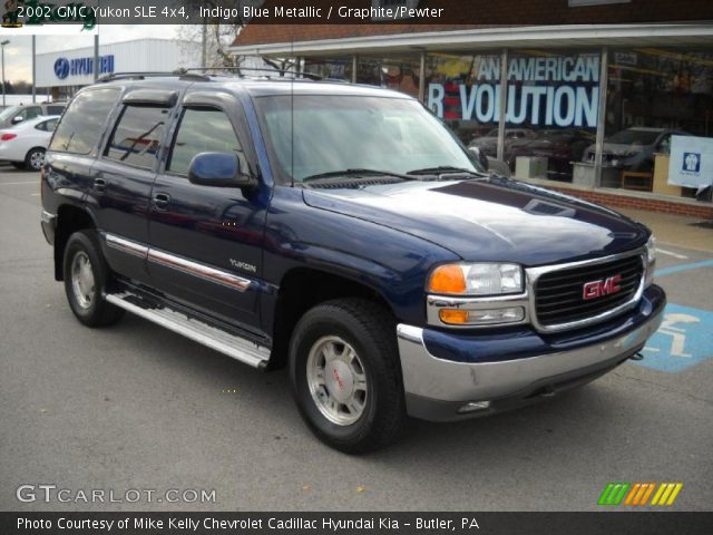 2002 GMC Yukon SLE 4x4 in Indigo Blue Metallic