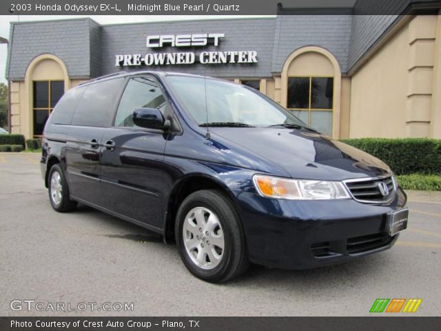 2003 Honda Odyssey EX-L in Midnight Blue Pearl