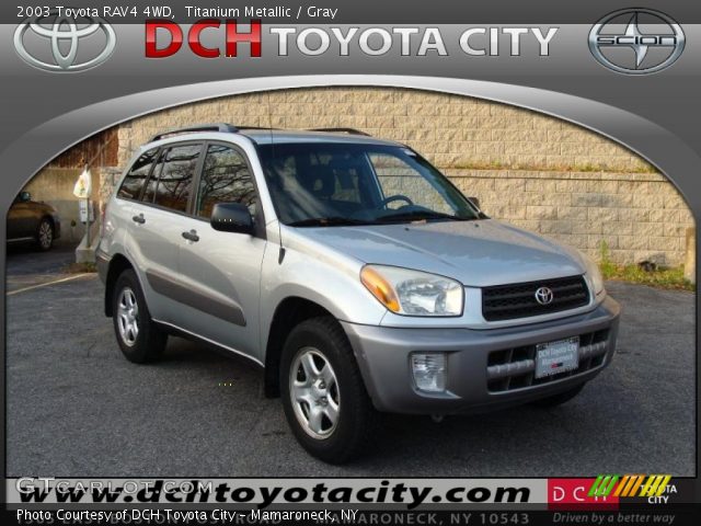 2003 Toyota RAV4 4WD in Titanium Metallic