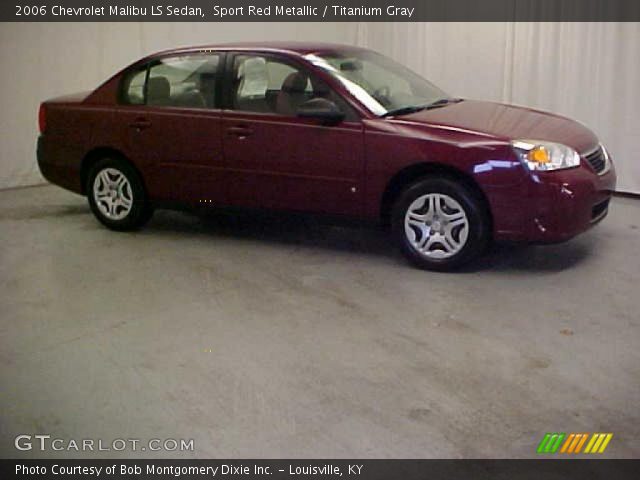 2006 Chevrolet Malibu LS Sedan in Sport Red Metallic