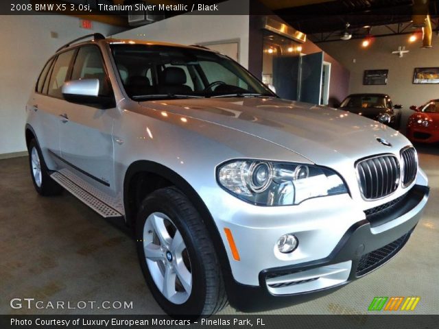 2008 BMW X5 3.0si in Titanium Silver Metallic